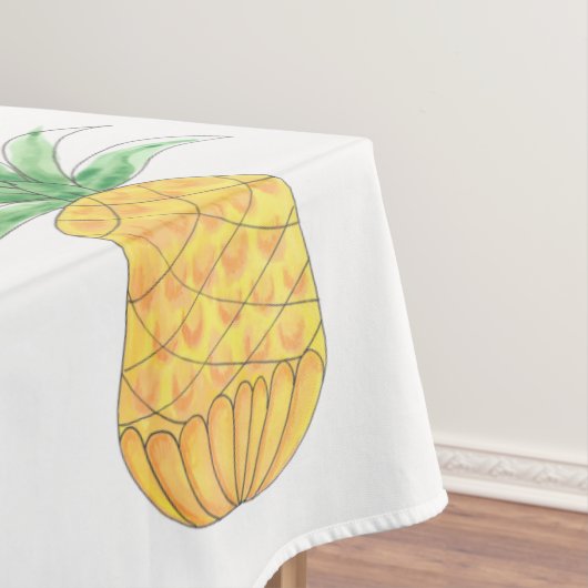 Nappe Aquarelle tropicale à ananas (In Situ)