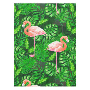 Nappe Aquarelle tropicale Flamant rose
