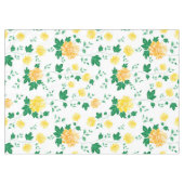 Nappe Aquarelle vert jaune moderne Floral (Devant (Horizontal))