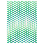 Nappe Aquarelle verte Pins de la forêt (Devant)