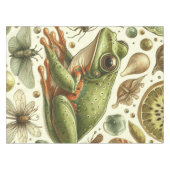 Nappe Aquarelle vintage de grenouille (Devant (Horizontal))