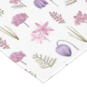 Nappe Aquarelle violet rose Fleur sauvage (Angle)