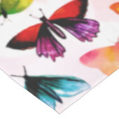 Nappe Aquarelle Whimsical Rainbow Forest Butterfly (Angle)