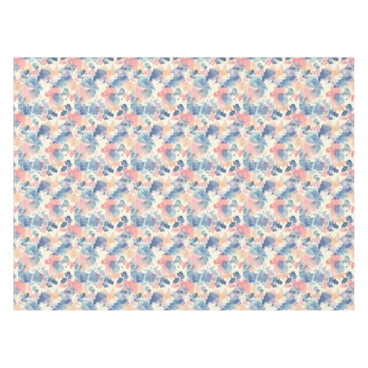 Nappe Aquarelles bleu rose (Devant (Horizontal))