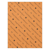 Nappe Araignée Chat Noir Halloween Couleur d'horreur Con (Devant)