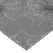 Nappe Araignée Noire Et Araignée De Toile D'Araignée (Angle)