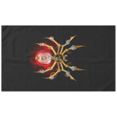 Nappe Araignée steampunk sur fond noir (Devant (Horizontal))