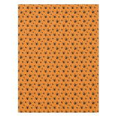 Nappe Araignées Halloween motif noir et orange (Devant)
