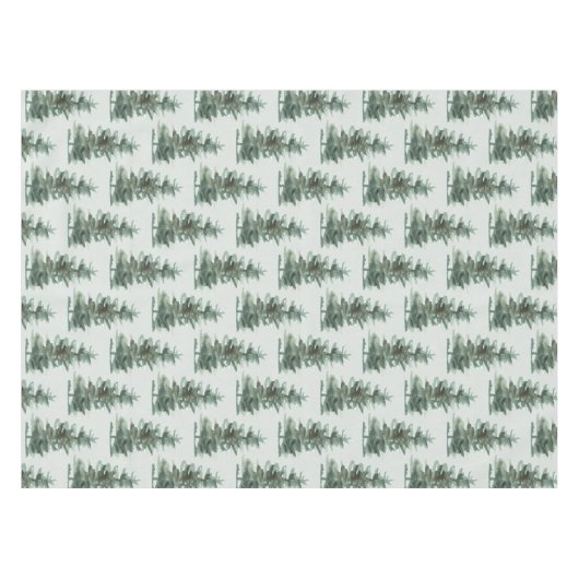 Nappe Arbre à pin vert classique (Devant (Horizontal))