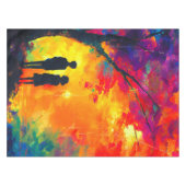 Nappe Arbre coloré d'amour (Devant (Horizontal))