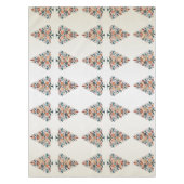 Nappe Arbre coloré de Noël Scandinavie Art populaire (Devant)