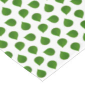 Nappe Arbre de Jade Feuilles Vertes sur Fond Blanc (Angle)