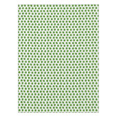 Nappe Arbre de Jade Feuilles Vertes sur Fond Blanc (Devant)