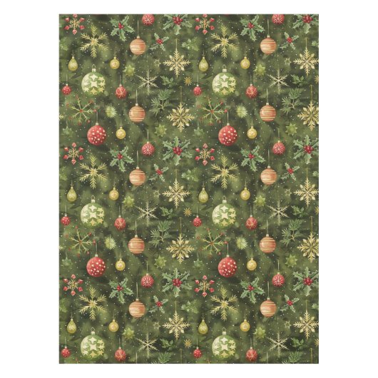 Nappe Arbre de Noël aquarelle (Devant)