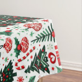 Nappe Arbre de Noël, cadeaux, sucre de canne (In Situ)