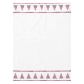 Nappe Arbre de Noël élégant | Dusty Mauve Pink Splatter (Devant)