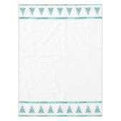 Nappe Arbre de Noël élégant | Luxe Aqua Mint Splatter (Devant)