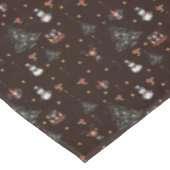 Nappe Arbre de Noël gothique Snowman Animaux (Angle)