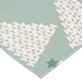 Nappe Arbre de Noël Motif Sage Green (Angle)