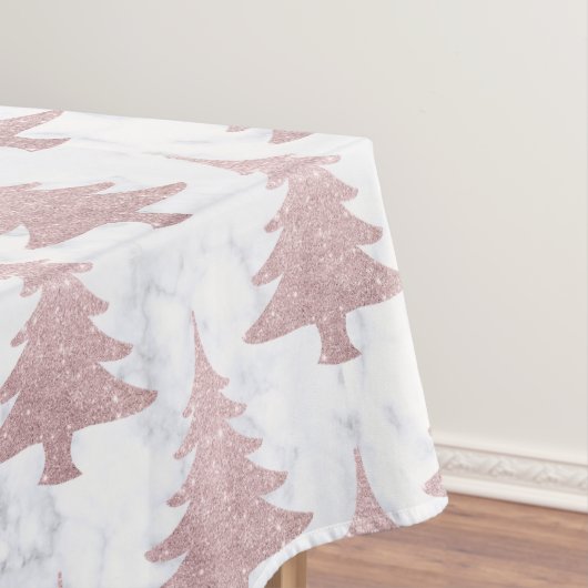 Nappe Arbre de Noël rose élégant de parties (In Situ)