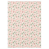 Nappe Arbre de Noël rose vintage (Devant)