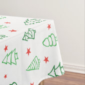 Nappe Arbre de Noël rouge et vert (In Situ)