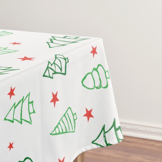 Nappe Arbre de Noël rouge et vert (In Situ)