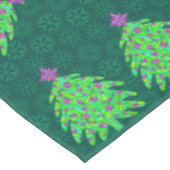Nappe Arbre de Noël Vert Chic Elégant Personnalisé (Angle)