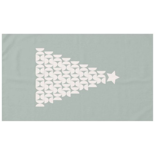 Nappe Arbre de Noël vert Sage (Devant (Horizontal))
