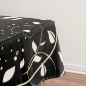 Nappe Arbre de vie - Yggdrasil - noir blanc et or (In Situ)