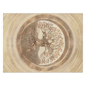 Nappe Arbre de vie - Yggdrasil Pastel Gold (Devant (Horizontal))