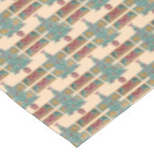 Nappe arbre décoré avec cloches arcs rouges pour noël (Angle)