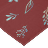 Nappe arbre feuille botanique élégant simple aquarelle b (Angle)