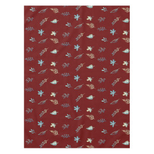 Nappe arbre feuille botanique élégant simple aquarelle b