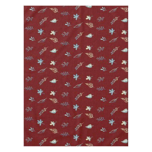 Nappe arbre feuille botanique élégant simple aquarelle b (Devant)