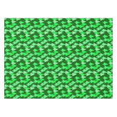 Nappe Arbres de Noël à fleurs modernes, vert de pin (Devant (Horizontal))