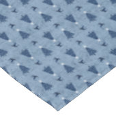 Nappe Arbres de Noël Bleus de la Marine traditionnelle e (Angle)