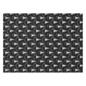 Nappe Arbres de Noël contemporains noirs et blancs (Devant (Horizontal))