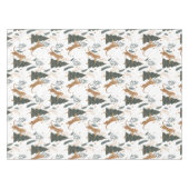 Nappe Arbres de Noël et motif de tigres (Devant (Horizontal))
