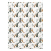 Nappe Arbres de Noël et motif de tigres (Devant)