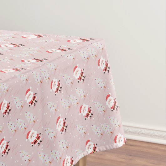 Nappe Arbres de Noël et Père Noël (In Situ)