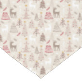 Nappe Arbres de Noël et rennes (Angle)