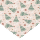 Nappe Arbres de Noël et signes de paix Motif (Angle)