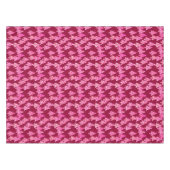 Nappe Arbres de Noël Fleurs Modernes, Bourgogne & Rose (Devant (Horizontal))