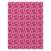 Nappe Arbres de Noël Fleurs Modernes, Bourgogne & Rose (Devant)