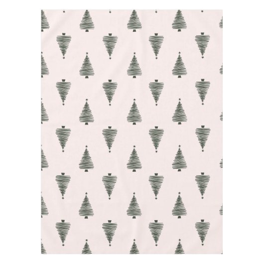 Nappe Arbres de Noël modernes (Devant)
