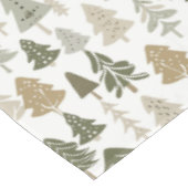 Nappe Arbres de Noël modernes Sage Olive Green Motif (Angle)