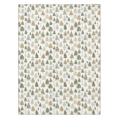 Nappe Arbres de Noël modernes Sage Olive Green Motif (Devant)
