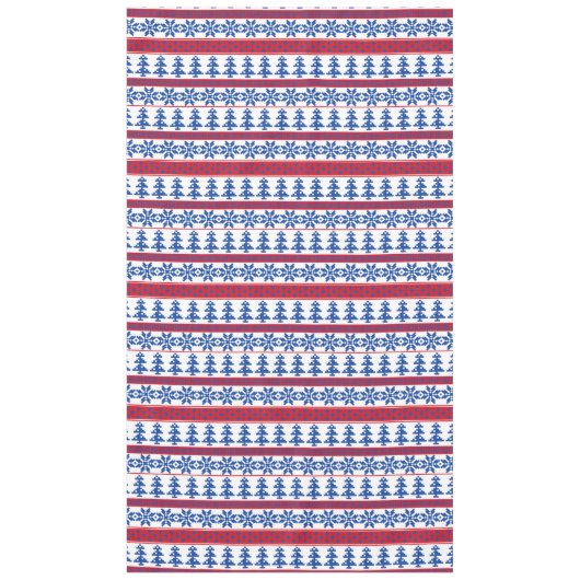 Nappe Arbres de Noël nordiques (Devant)