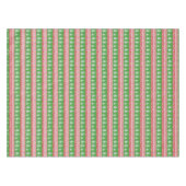 Nappe Arbres de Noël norvégiens rouges et verts (Devant (Horizontal))